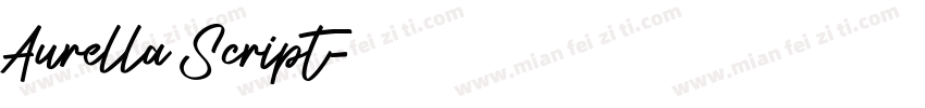 Aurella Script字体转换